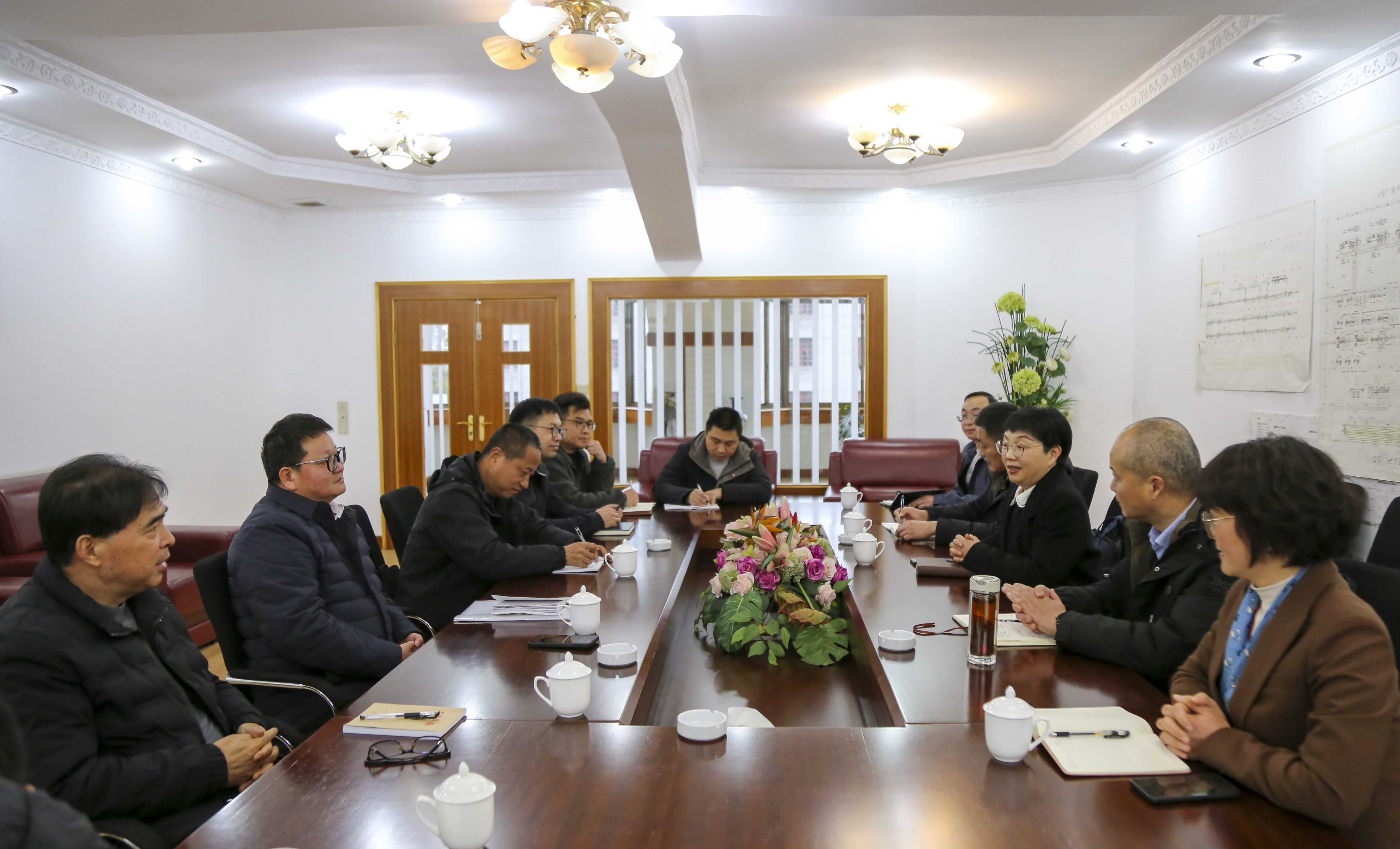 嘉兴市政协俞红平副主席莅临我司调研
