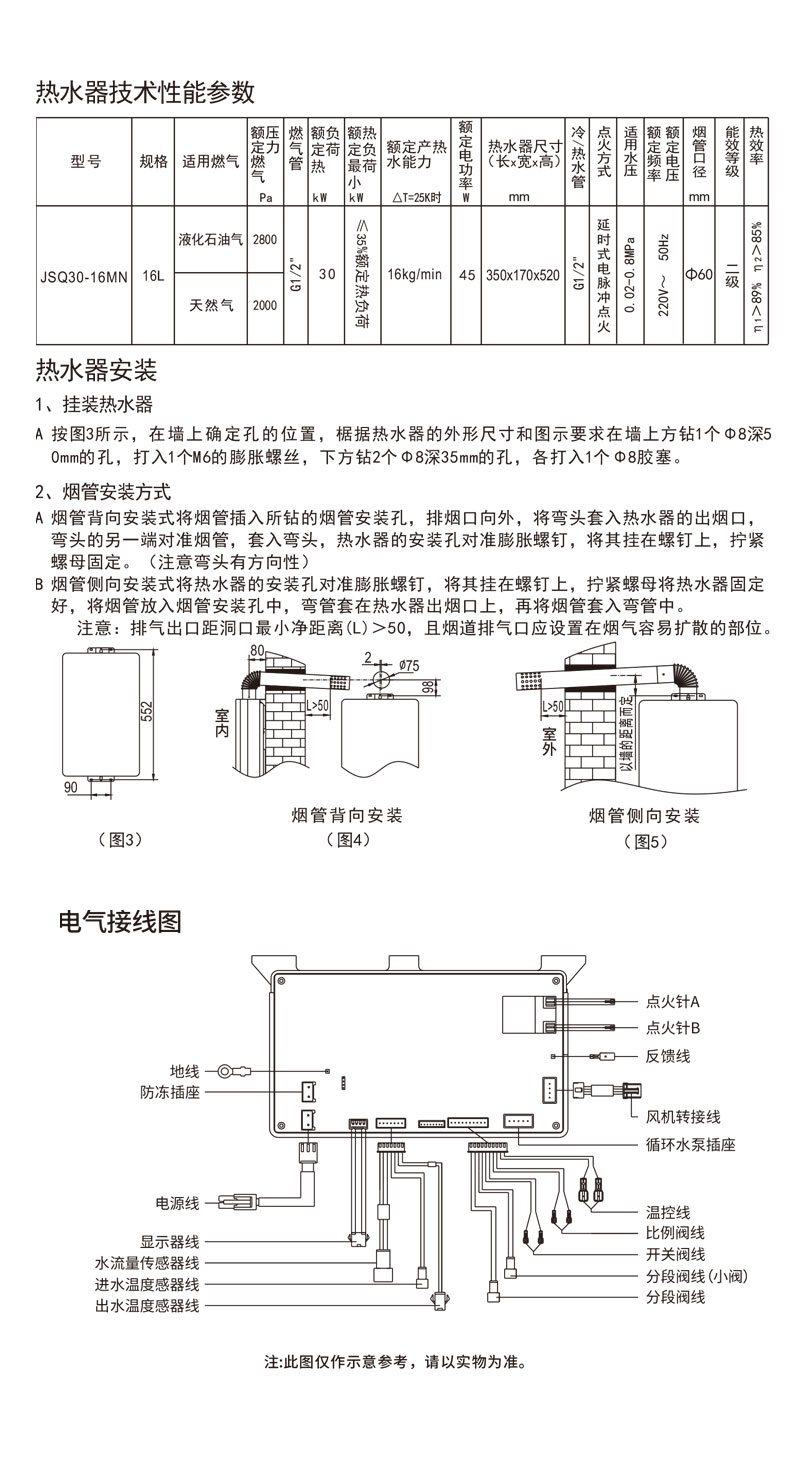 JSQ30-16MN 技术参数