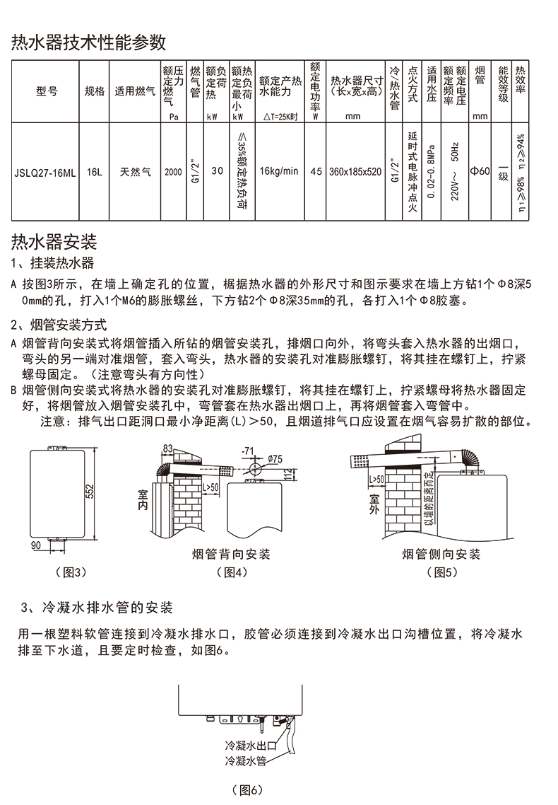 JSLQ27-16ML技术参数表